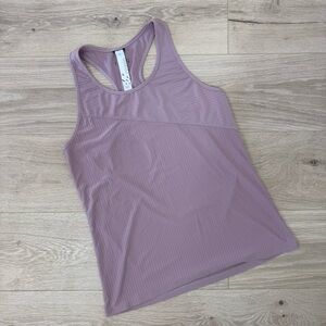Oiselle Pink Racerback Tank Top